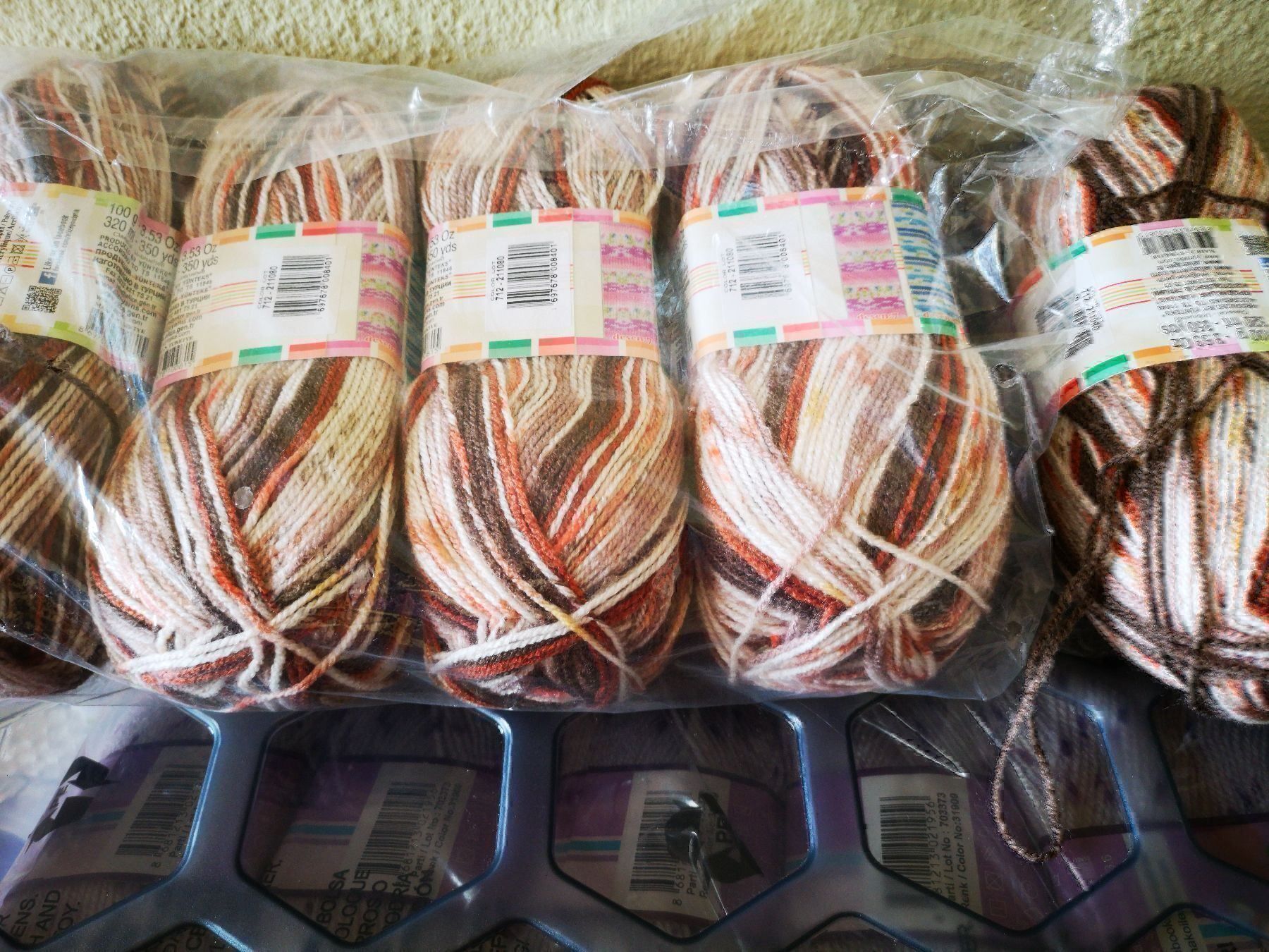 Lana: 5 x Garn Acryl – Nuovo e nell'imballaggio originale da Frenkendorf venduto da DORU1 4
