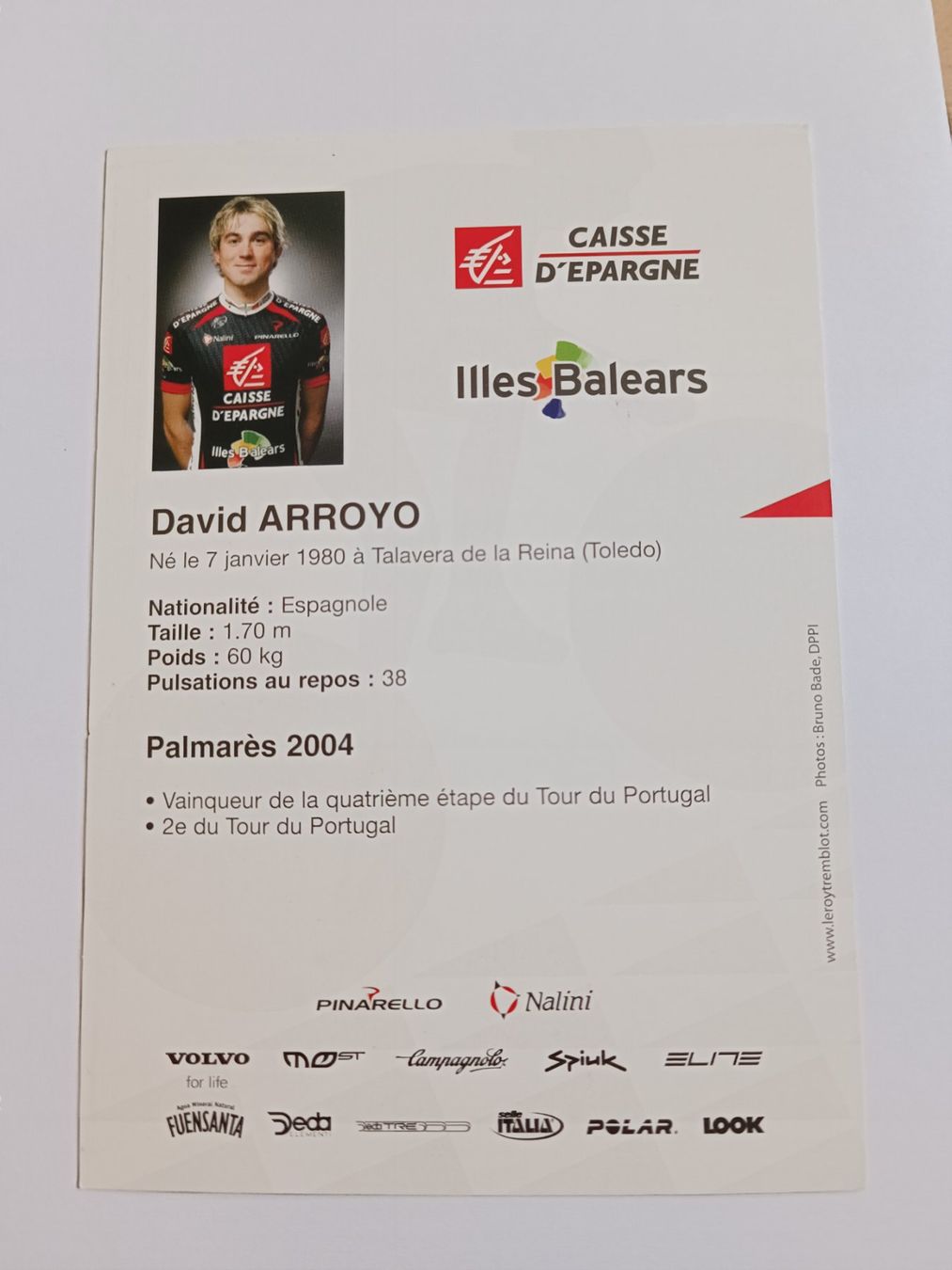 Autogramme: David Arroyo - Rad - handsigniert – Gebraucht aus Menziken von Autogramme 1