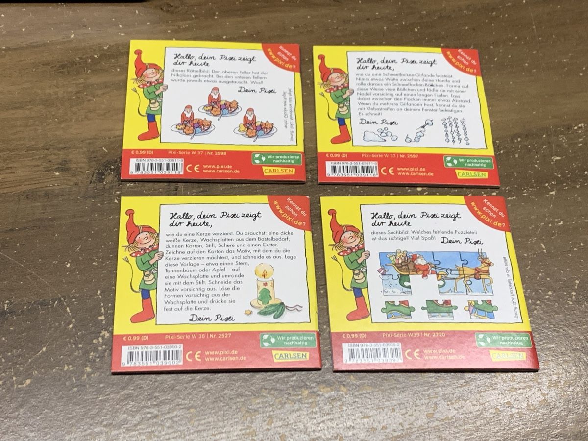 Libri: 4er Set Pixi Büchlein – Usato da Buus venduto da 2013dp 1