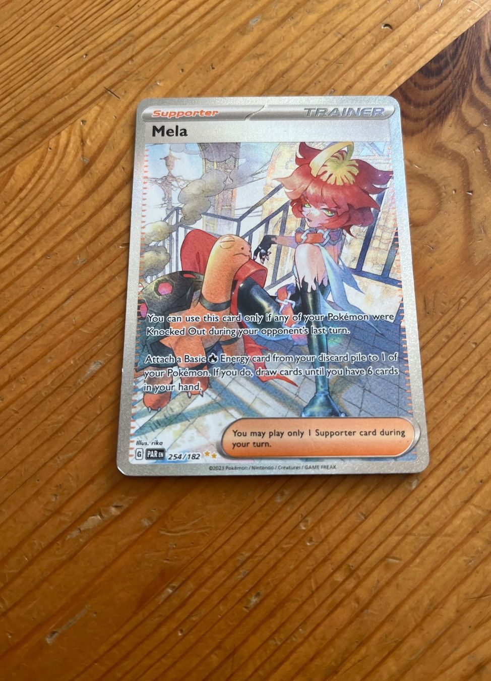 Pokémon Carte collezionabili: Mela 254/182 – Usato da Brittnau venduto da Bouri85