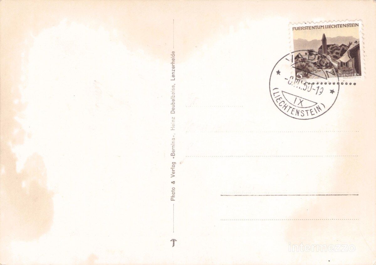 Cartoline postali: Lenzerheide GR // 1950 See Boot // Sommer – Usato da Basel venduto da intermezzo12 1