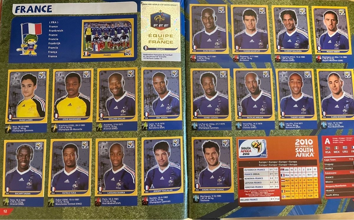 Panini Album: Panini 2010 album officiel complet – Nuovo (secondo la descrizione) da Biel/Bienne venduto da dre_kk2q 2