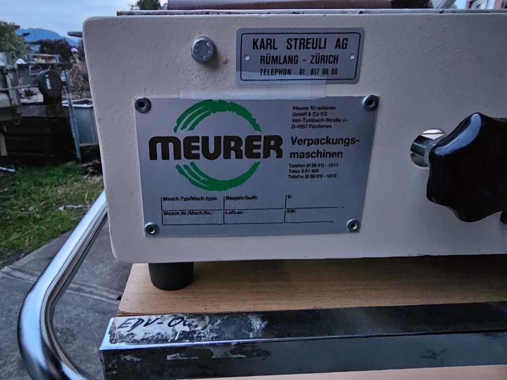 Meurer Folienschweissgerät mit Rolle Schrumpffolie | Kaufen auf Ricardo