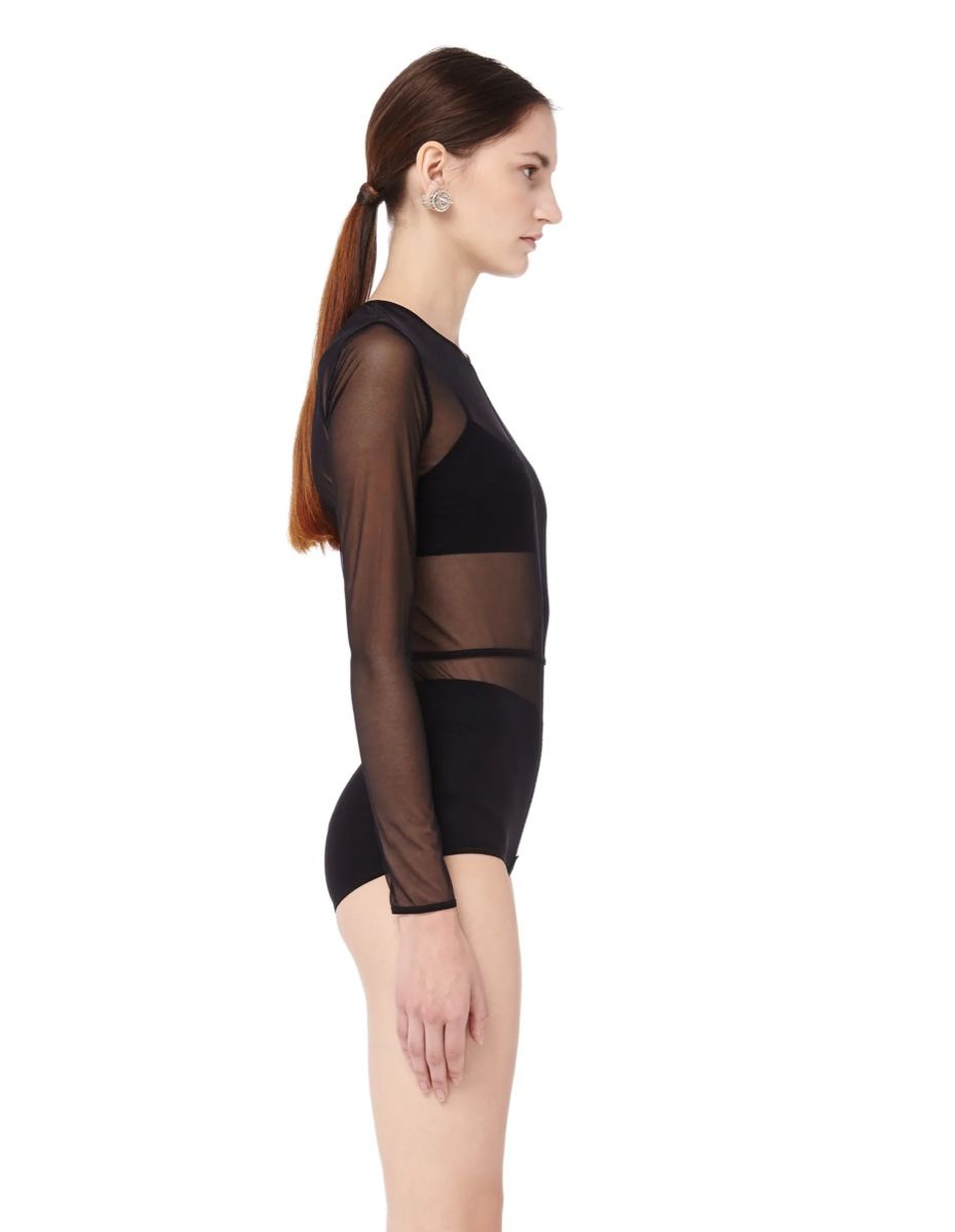 Top: ANN DEMEULEMEESTER New Soft Tulle Bodysuit – Nuovo (secondo la descrizione) da Emmen venduto da Avviivva_Com2023 6