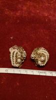 Ohrclips Modeschmuck mit Perlen und Steinen gebraucht 60ies