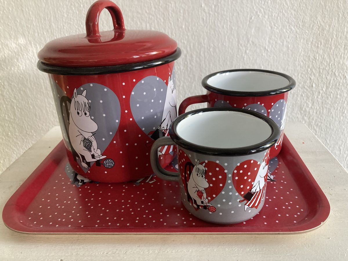 Services de table: Moomin tray, cookie jar, 2 mugs – D'occasion à Winterthur par niemim