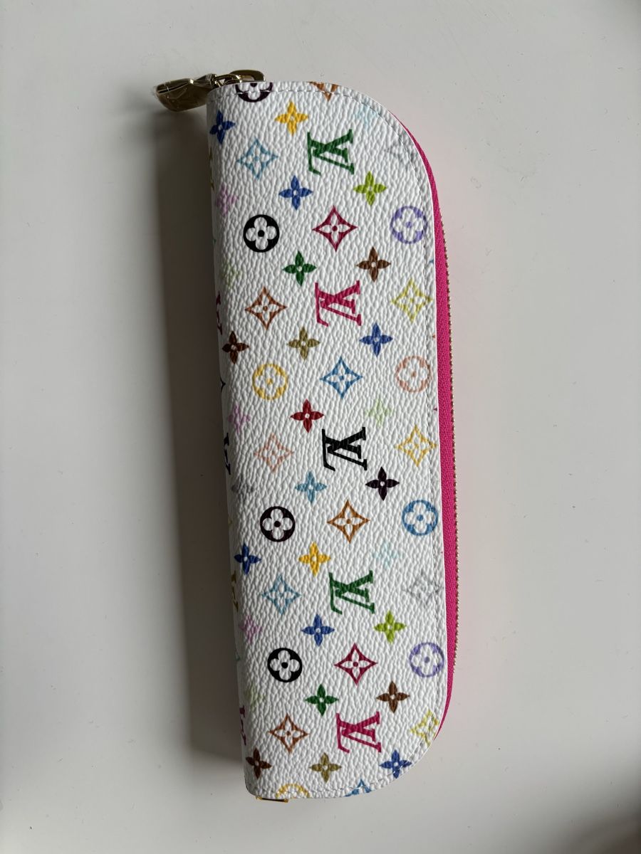 Louis Vuitton Portamonete: Louis Vuitton Murakami Multicolor White Cosmetic Purse – Nuovo e nell'imballaggio originale da Basel venduto da ars_r7xd 6