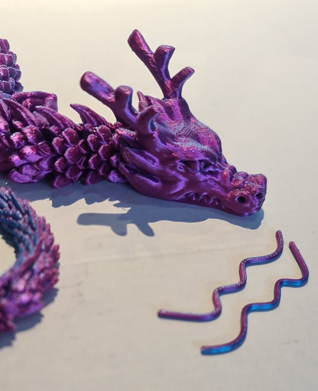 Figuren: 3D gedruckte  Drachen Dragon figur 45cm – Gebraucht aus Uerkheim von Kaufoption 3