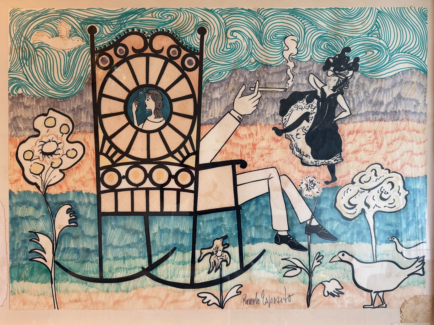 Dipinti: ROMOLO ESPOSITO ** 1913 - 1991 – Usato da Basel venduto da PAUL_ART 1
