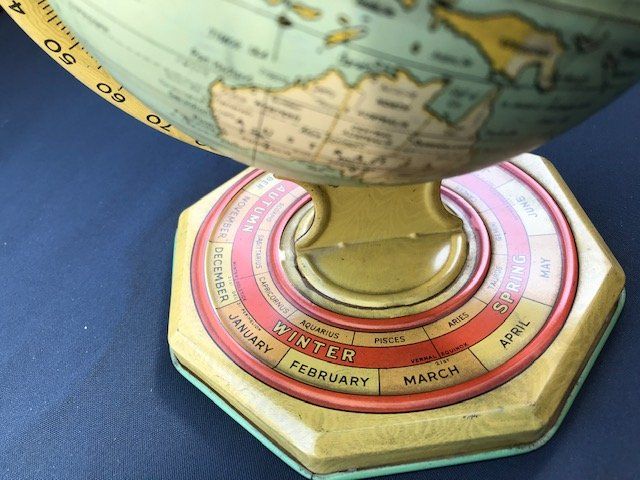 Sonstige Dekorationen & Accessoires: Vintage Tin Globe - J. Chein, 1932 – Gebraucht aus Niederscherli von Lucia16 4