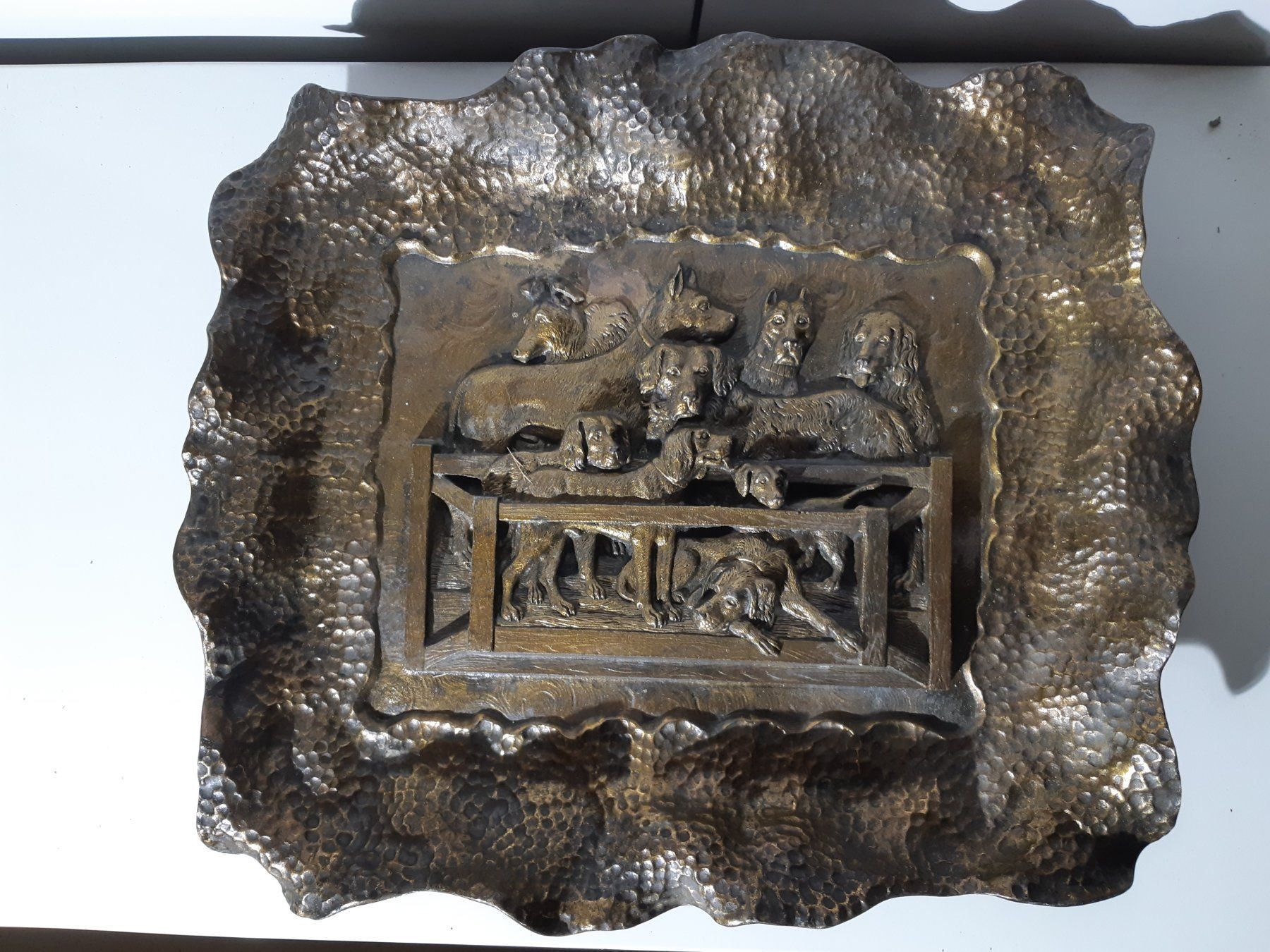 Skulpturen & Statuen: Bronze Hundeplatte – Gebraucht aus Grindelwald von carro5