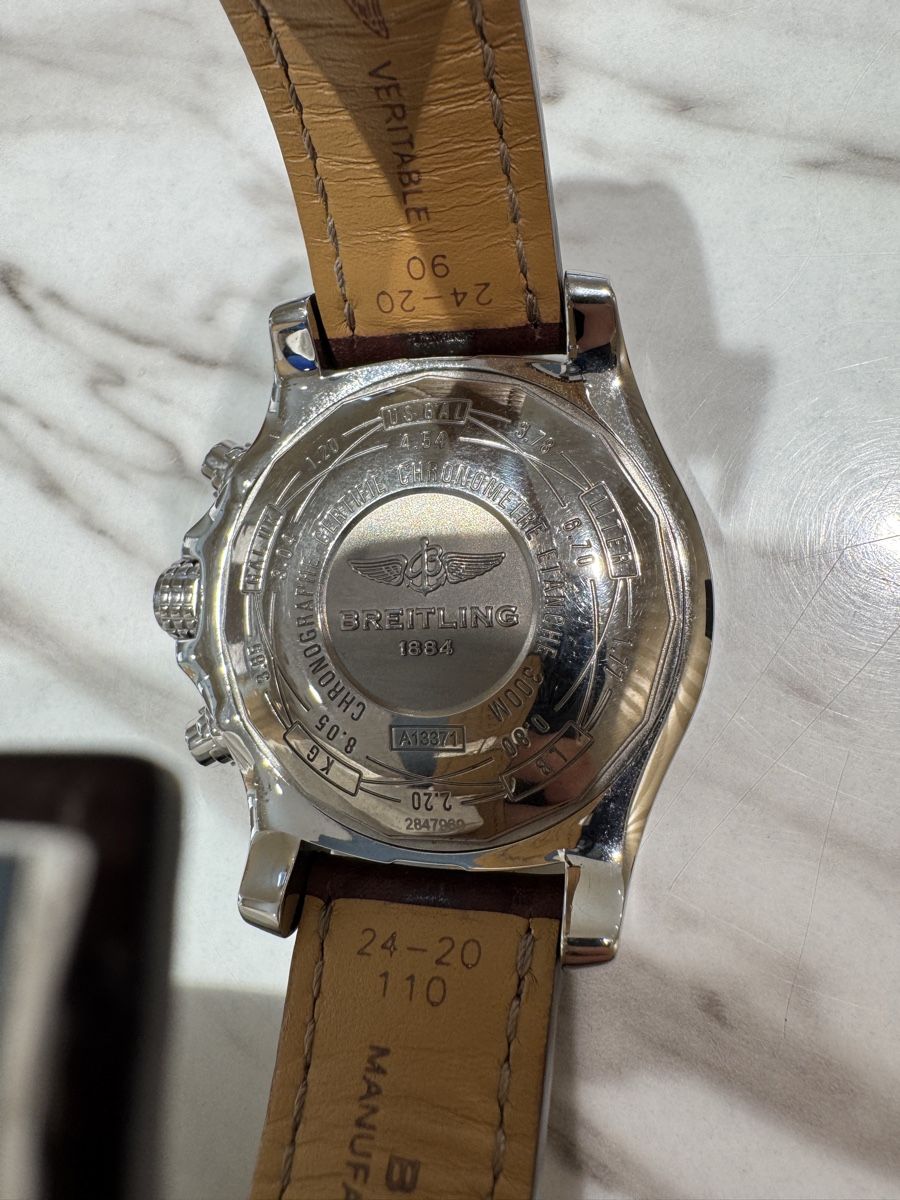 Breitling Montres: Breitling Chronograph Herren Uhr silber – Neuf (Voir description) à Schaffhausen par glamour-shop 1