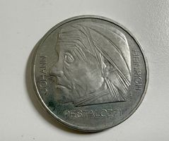 Münze 5.00 Franken 1977 Confoederatio  ..Pestalozzi