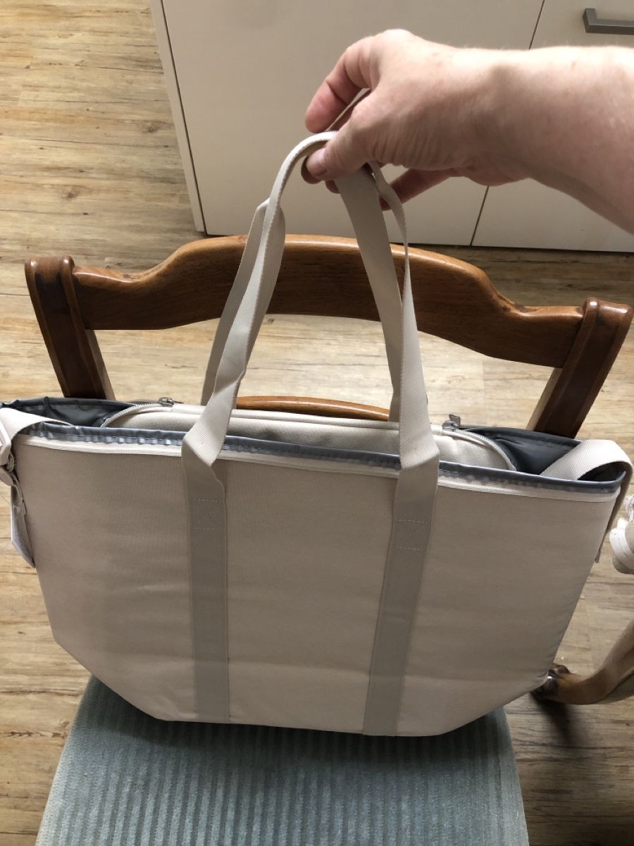 Taschen: Kühltasche beige Canvas mit Henkel – Neu und originalverpackt aus Zürich von sab_d82w 2