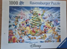 Ravensburger Disney Puzzle, 1000 Teile, Winterzauber!