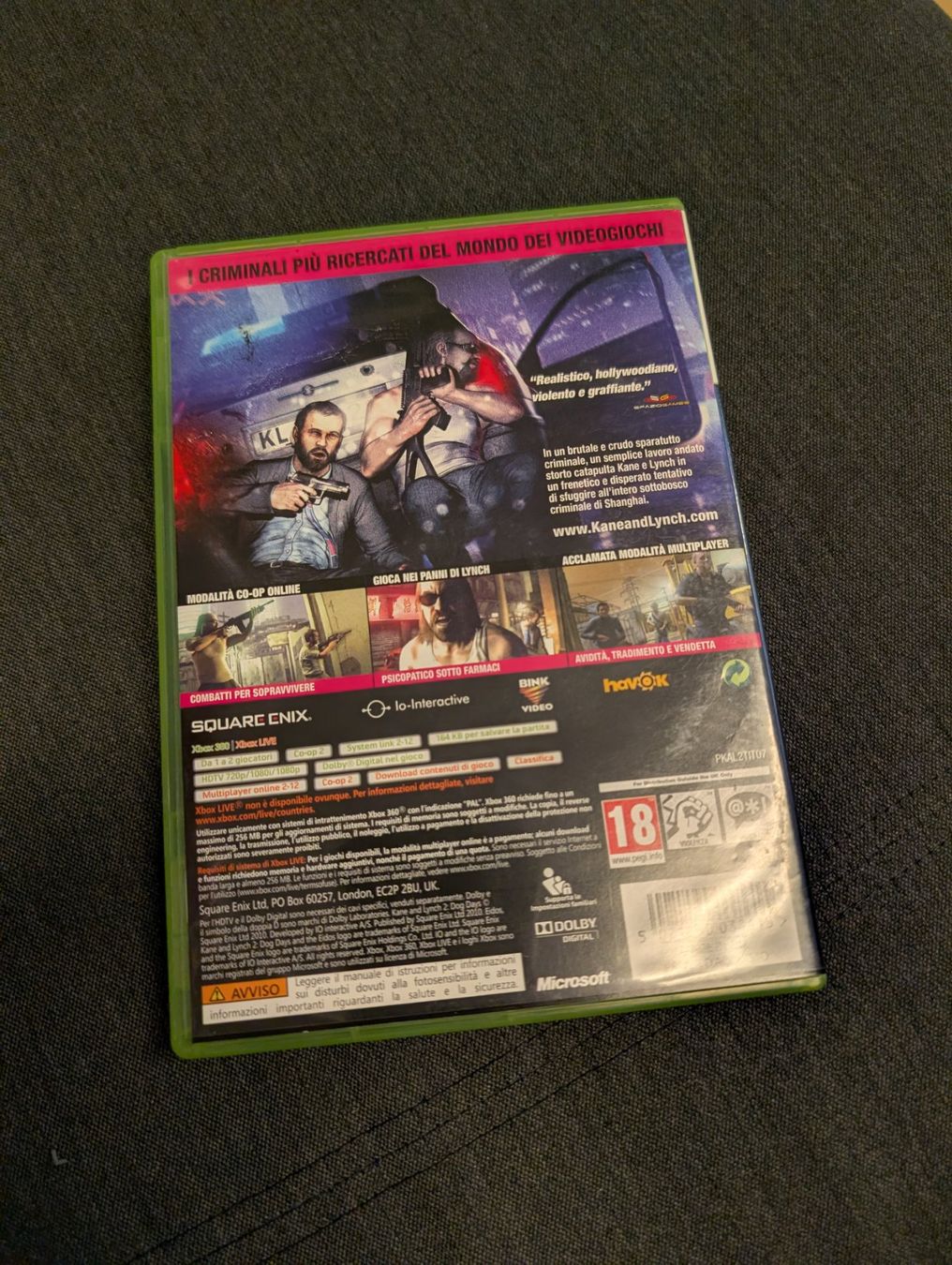 Jeux: Kane & lynch 2 dog days – D'occasion à Giubiasco par Tici__nerd_Giubiasco 1