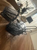 Set of 6 Black Serving Baskets
