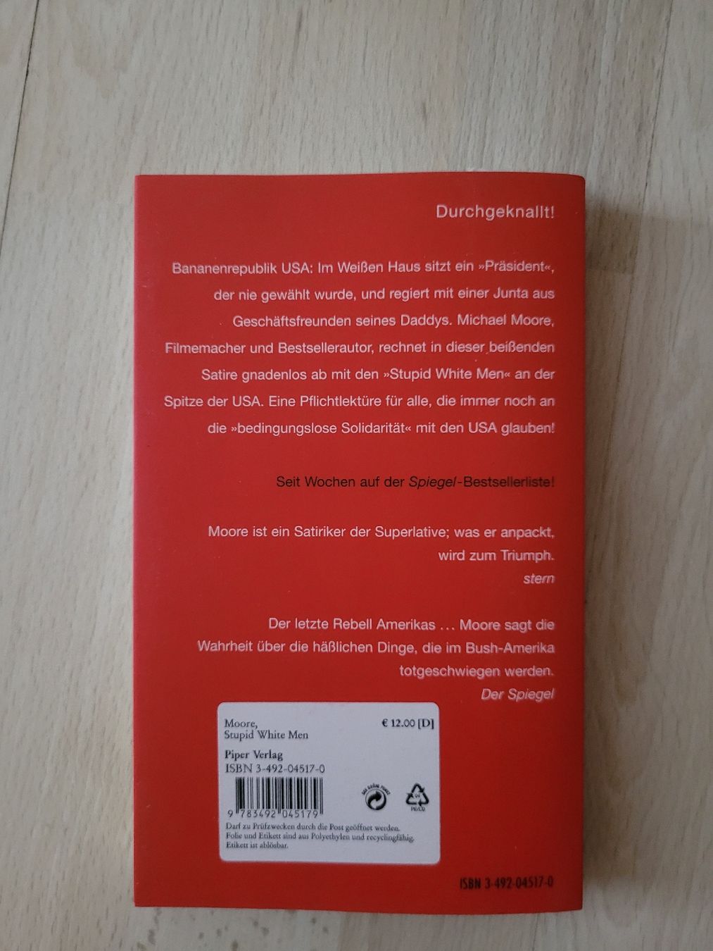 Libri: Michael Moore - Stupid White Men – Usato da Perlen venduto da Safari_23 1