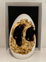 Skeleton Carved Eggs Sculpture (weiss/gold)