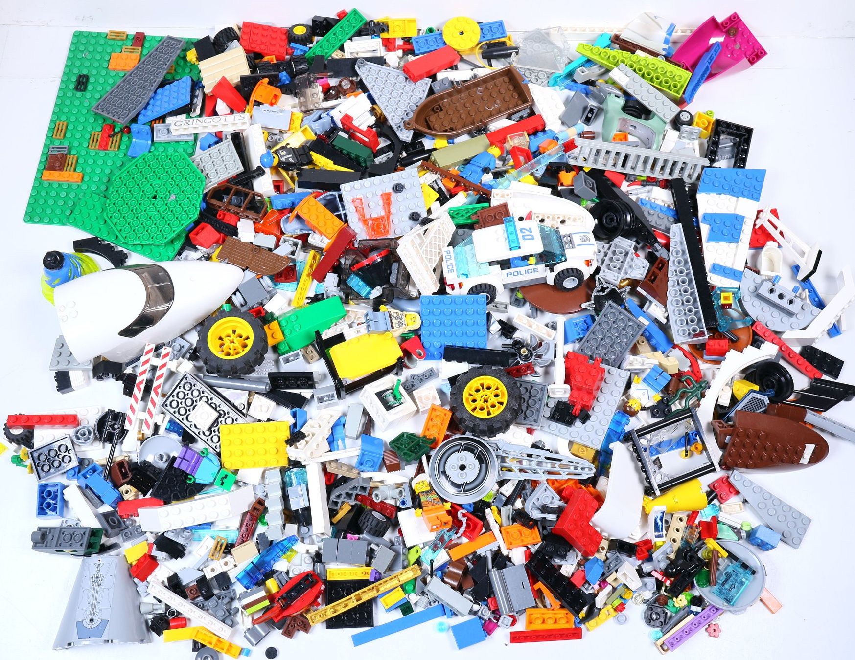 Lego Kit di costruzioni: 1.5 kg. Legoteile mit Minifiguren – Usato da Hettlingen venduto da Scholi99