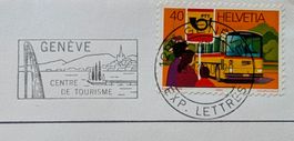 Werbestempel 19.11.80 (Geneve) auf Beleg
