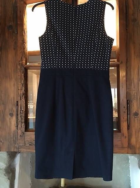 Vestiti: Robe marine 100% coton, doublée, ticket teinturerie – Usato da Colombier VD venduto da DENYSE01 1