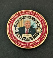 Präsident Donald Trump Beats Covid Münze