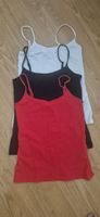 Amisu Tanktops Damen Rot Schwarz Weiss Grösse S Konvolut