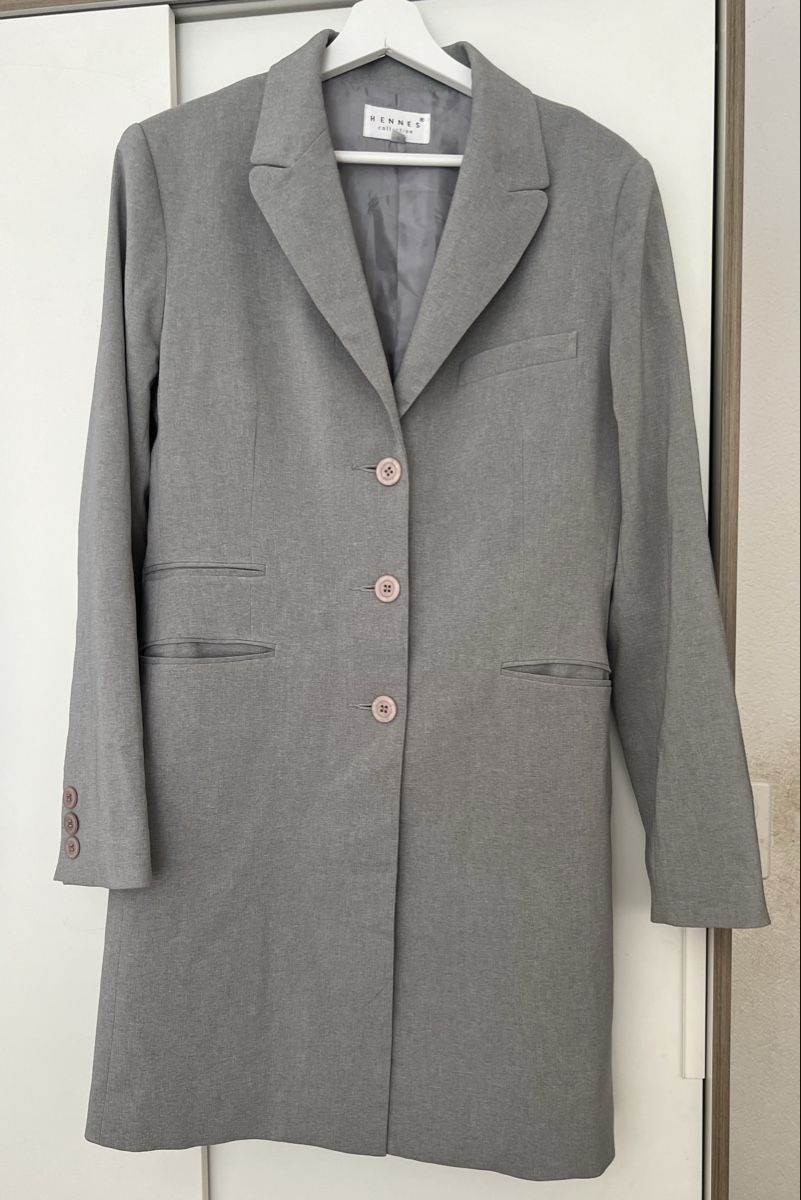 Giacche: Hennes Collection Blazer Elegant Gr. 42 Grey Top Shape – Usato da Zürich venduto da Vma_reuse