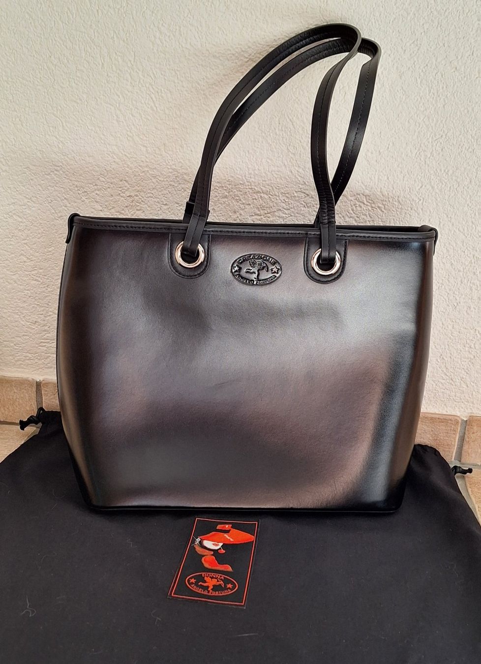 Borse da donna: Handtasche schwarz Leder – Usato da Affoltern am Albis venduto da sut_plw9 1