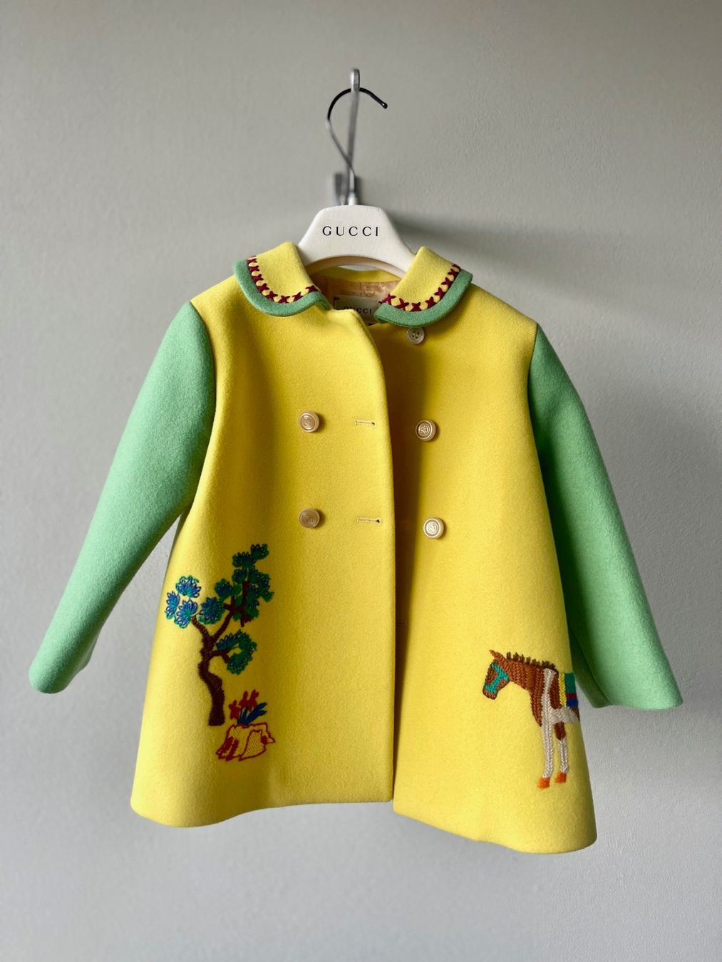 Gucci Giacche & Cappotti: GUCCI WOOL COAT with embroidery – Nuovo (secondo la descrizione) da Zug venduto da Cyberc99