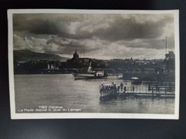 Schiff ...? Genf, Quai du Léman, Rarität! Stempel.