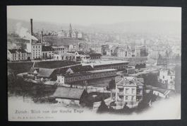 Brauerei HÜRLIMANN BIER AK 1902 Wiedikon Stadt Zürich