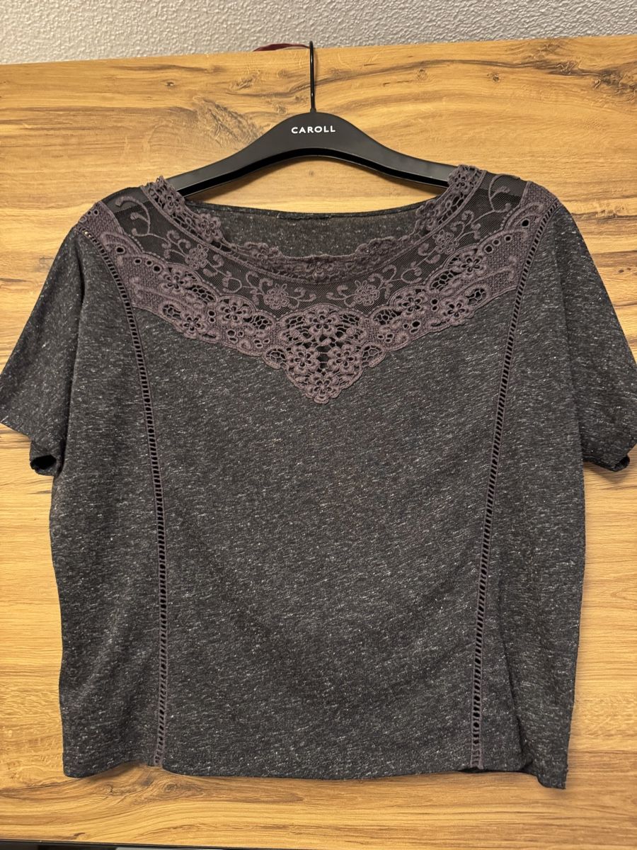 Zara T-Shirts: Wunderschönes Shirt mit Spitze Zara Grösse S. – Gebraucht aus Adliswil von StephanieAnnina 3