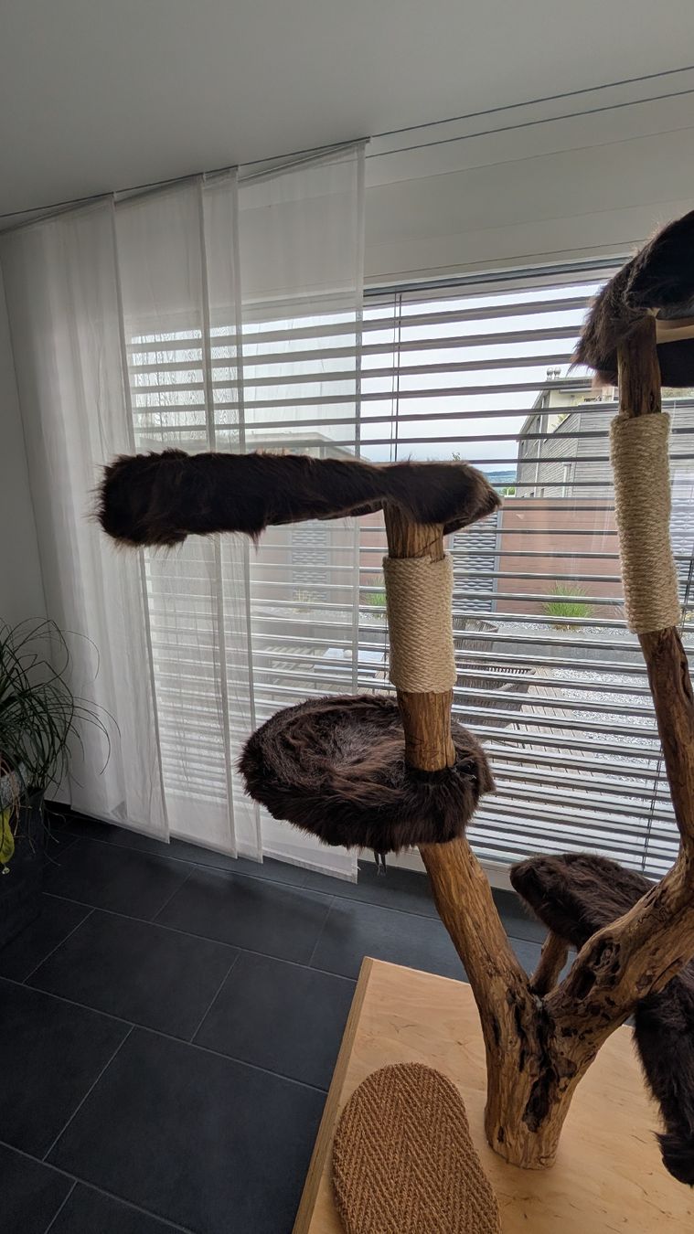 Tiragraffi: Naturkratzbaum mit 5 Liegeflächen – Usato da Niederwil AG venduto da Caraiba 1