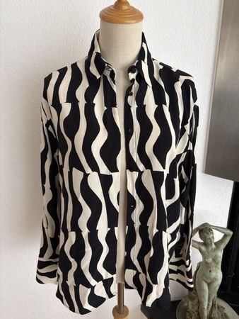 Viskose Zara Bluse Gr S (XS)