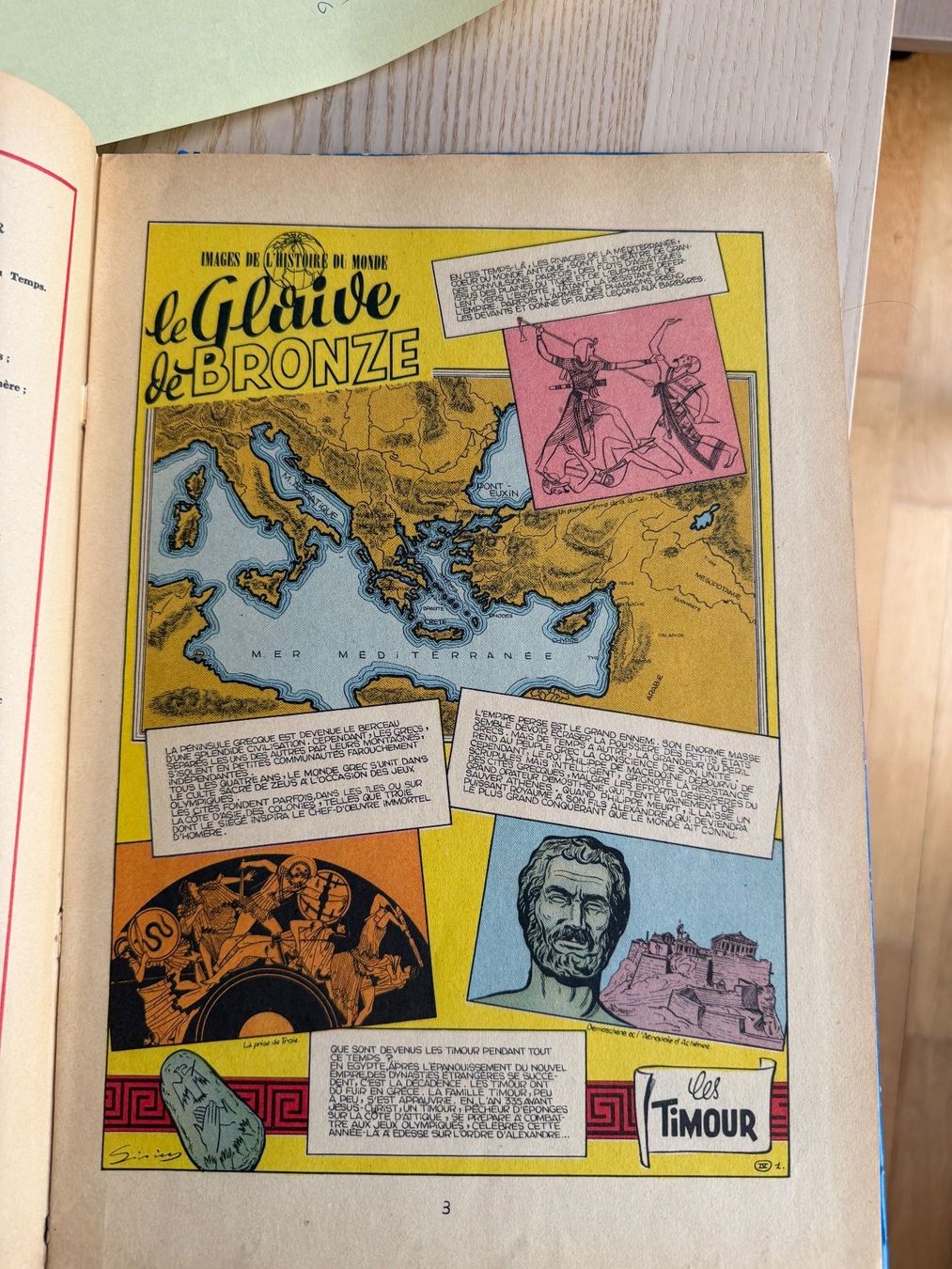 Fumetti: Les Timour: Le Glaive et le Bronze, édition originale 1958 – Usato da Fribourg venduto da J334455 4