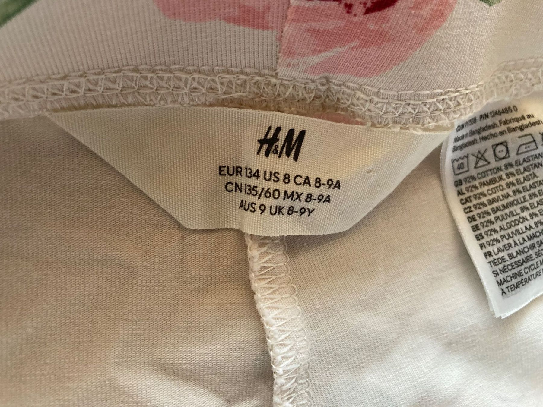 H&M Collant & Leggings: Leggings Rosen, Gr. 134 – Usato da Aetingen venduto da Nadinsky 1