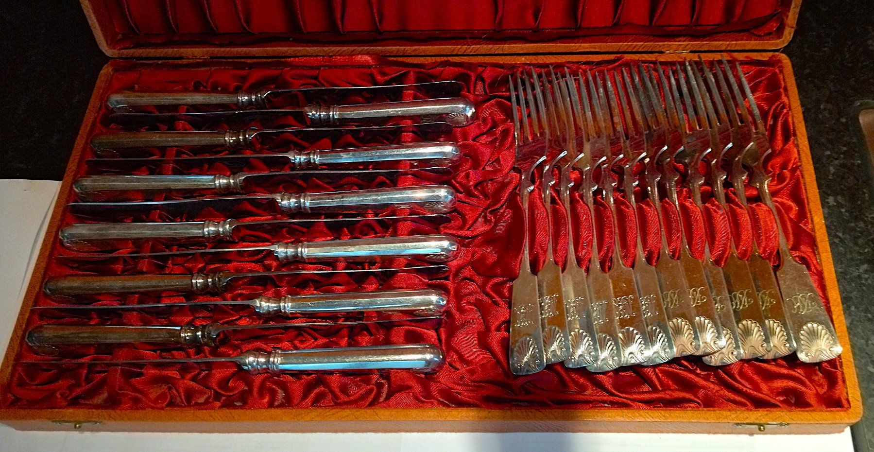 Bestecksets: Silber Dessert Besteck – Gebraucht aus Zürich von Top-Deal-Schweiz
