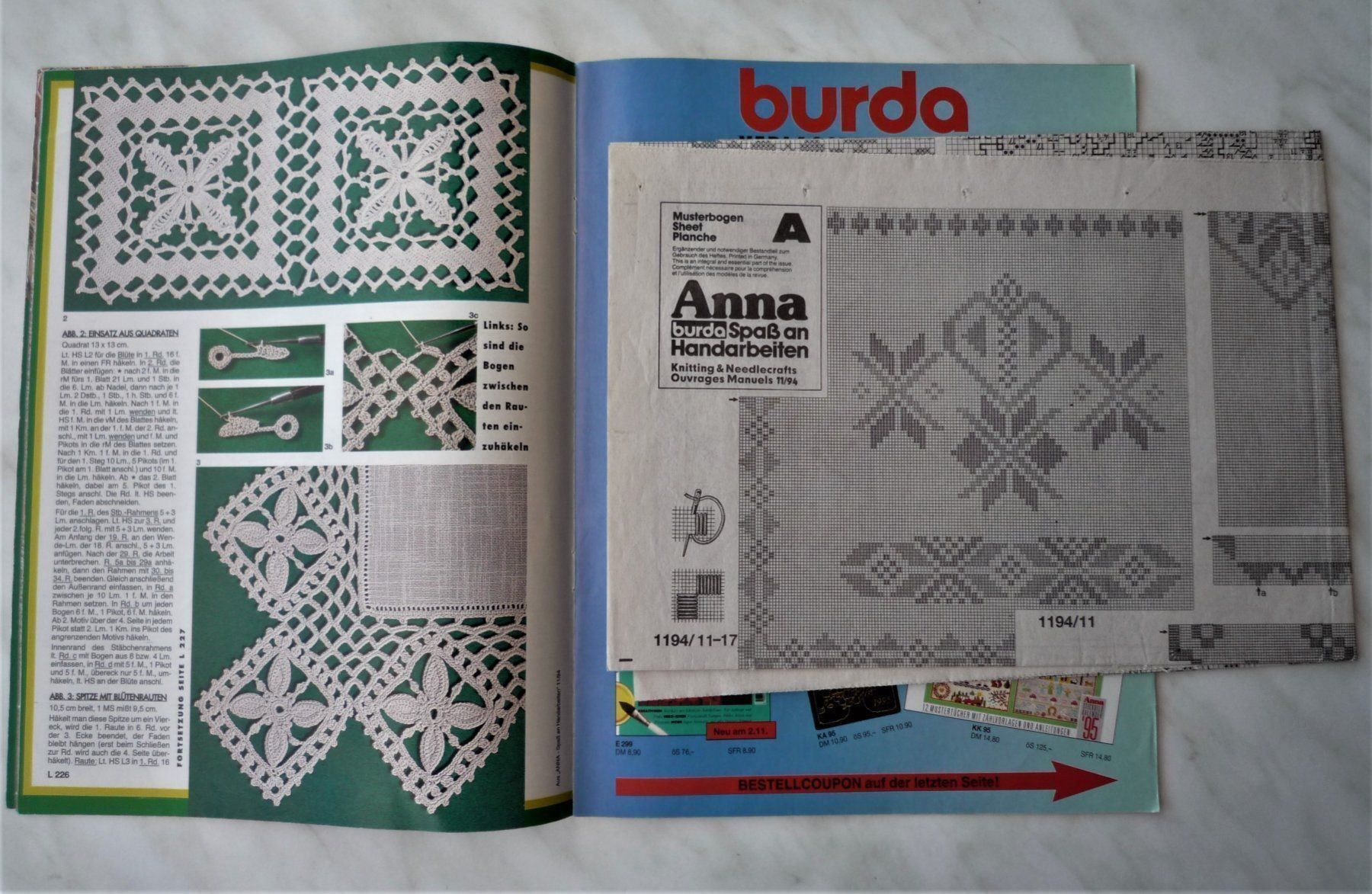 Riviste & Magazine: Anna / Nr.11 / November 1994 – Usato da Rafz venduto da Sonnenblume305 2