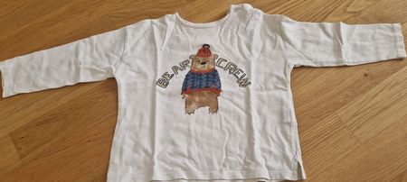 Langarmshirt mit Bär Grösse 86 