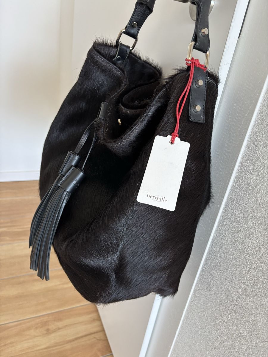 Borse da donna: BERTHILLE - Magnifique Sac Hermine Noir – Nuovo (secondo la descrizione) da Chardonne venduto da teenyweeny 6