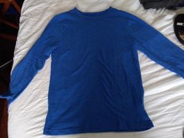 Blue Longsleeve Shirt, Adult XS or Girls Size L (10-12)