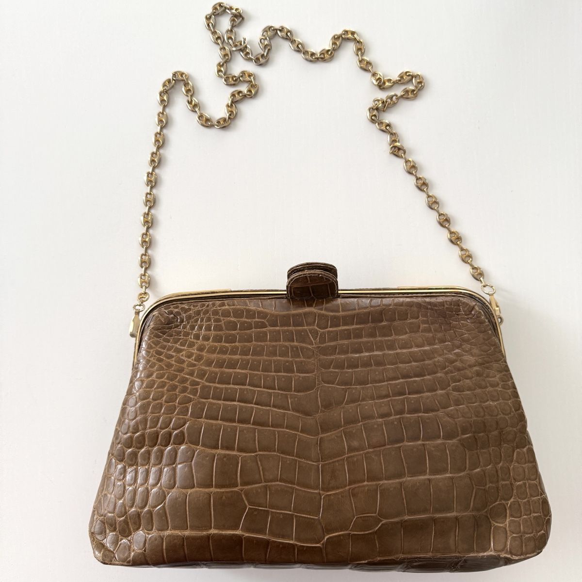 Taschen für Damen: VINTAGE Crocodile Leather Bag – Gebraucht aus Emmen von Avviivva_Com2023