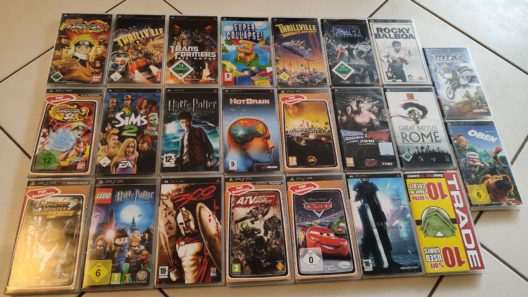 23 Sony PSP Games (Gebraucht) in Gasel für CHF 1 – nur Abholung auf ...