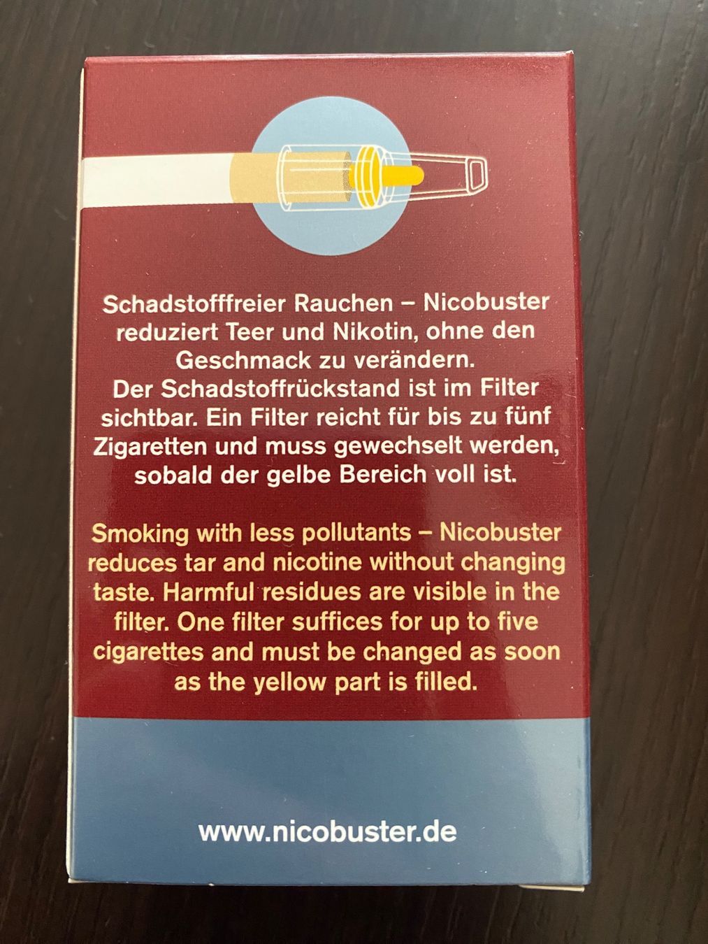 Altri Prodotti per fumatori: Nicobuster Aufsteckfilter für Zigaretten – Nuovo e nell'imballaggio originale da Ueberstorf venduto da Nadine0113 1