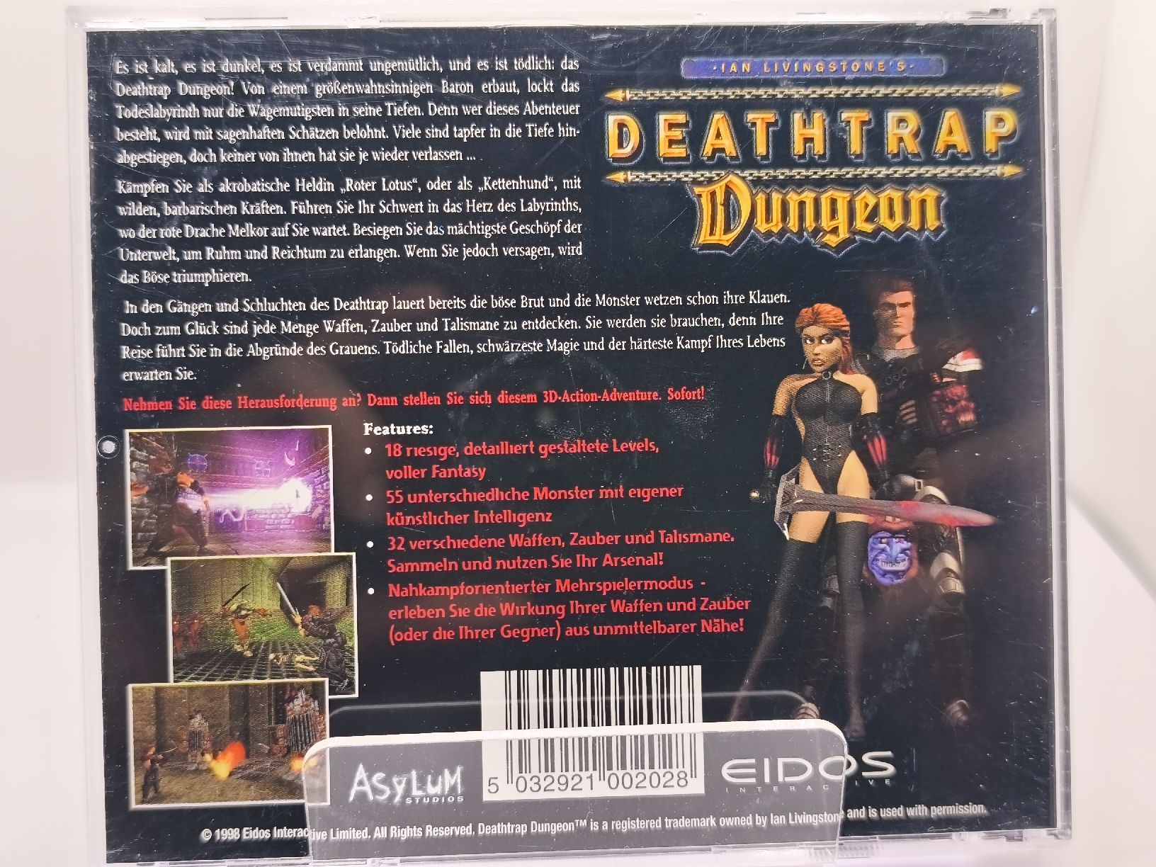 Giochi: Ian Livingstone's Deathtrap Dungeon PC CD-ROM  – Usato da Conthey venduto da Th3gr4yf0x 1