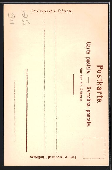 Cartes postales: Litho Neuchâtel, Statue David de Pury,  – D'occasion à Berlin par bartko-reher 1