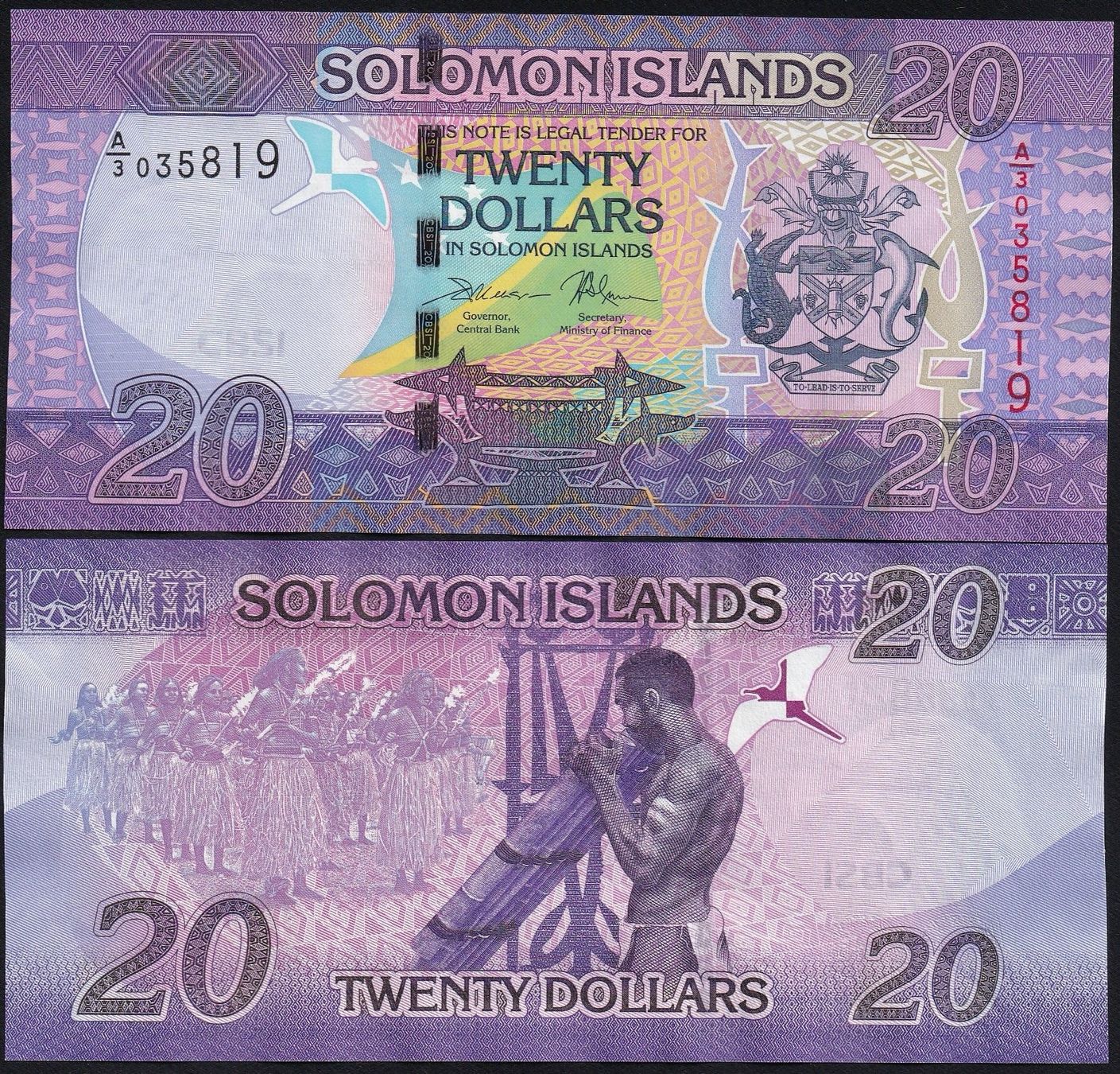 Banconote: Solomon Islands 20 Dollars UNC 2017 – Nuovo (secondo la descrizione) da Naters venduto da Radman