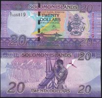 Solomon Islands 20 Dollars UNC 2017